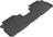 MAXpider Rubber Floor Mats for 2013 2012 2011 2010 2009 2008 Toyota Highlander [Covers Rear (2nd) Row, Black] L1TY15021509