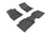 MAXpider Rubber Floor Mats for 2017 2016 Toyota Tacoma [Covers Front & Rear Row, Black] L1TY21501509