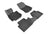MAXpider Rubber Floor Mats for Yaris/Yaris iA [Covers Front & Rear Row, Black] L1TY22701509