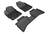 MAXpider Rubber Floor Mats for 2019 2018 2017 2016 Toyota Prius C [Covers Front & Rear Row, Black] L1TY24201509