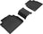 MAXpider Rubber Floor Mats for Lexus/Toyota [Covers Rear (2nd) Row, Black] L1TY24521509