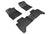 MAXpider Rubber Floor Mats for 2021 2020 2019 2018 Toyota Tacoma [Covers Front & Rear Row, Black] L1TY25101509