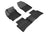 MAXpider Rubber Floor Mats for 2021 2020 Toyota Corolla [Covers Front & Rear Row, Black] L1TY25601509