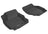 MAXpider Rubber Floor Mats for 2016 2015 2014 2013 2012 2011 2010 2009 2008 2007 Volvo S80 [Covers Front Row, Black] L1VV00211509