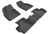 MAXpider Rubber Floor Mats for 2013 2012 2011 2010 2009 2008 2007 Volvo C30 [Covers Front & Rear Row, Black] L1VV00701509