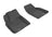 MAXpider Rubber Floor Mats for 2013 2012 2011 2010 2009 2008 2007 Volvo C30 [Covers Front Row, Black] L1VV00711509