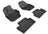 MAXpider Rubber Floor Mats for 2017 2016 2015 2014 2013 2012 2011 2010 Volvo XC60 [Covers Front & Rear Row, Black] L1VV01501509