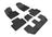 MAXpider Rubber Floor Mats for 2021 2020 2019 2018 2017 2016 Volvo XC90 [Covers Front & Both Rear Rows, Black] L1VV02001509