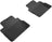 MAXpider Rubber Floor Mats for S90/V90 [Covers Rear (2nd) Row, Black] L1VV02221509