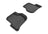 MAXpider Rubber Floor Mats for Volkswagen [Covers Rear (2nd) Row, Black] L1VW00821509