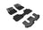 MAXpider Rubber Floor Mats for 2021 2020 2019 2018 Volkswagen Atlas [Covers Front & Both Rear Rows, Black] L1VW08801509