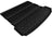 MAXpider Rubber Floor Mats for 2013 2012 2011 2010 2009 2008 2007 BMW X5 [Covers Cargo (Trunk), Black] M1BM0211309