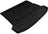 MAXpider Rubber Floor Mats for 2016 2015 2014 2013 2012 2011 2010 Cadillac SRX [Covers Cargo (Trunk), Black] M1CD0021309