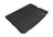 MAXpider Rubber Floor Mats for 2019 2018 2017 2016 Fiat 500X [Covers Cargo (Trunk), Black] M1FA0051309