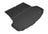 MAXpider Rubber Floor Mats for 2021 2020 2019 2018 Kia Stinger [Covers Cargo (Trunk), Black] M1KA0451309