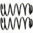 Moog CC81035 Coil Spring Set - Rear