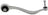 Mevotech CMS101589 Suspension Control Arm and Ball Joint Assembly - Front Left Forward