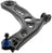 Mevotech CMS701189 Suspension Control Arm and Ball Joint Assembly - Front Right Lower