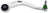 Mevotech CTXMS401287 Suspension Control Arm and Ball Joint Assembly - Front Right Lower Forward