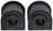 Mevotech MS254269 Suspension Stabilizer Bar Bushing Kit - Rear To Frame