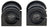 Mevotech MS404281 Suspension Stabilizer Bar Bushing Kit - Rear To Frame
