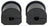 Mevotech MS404308 Suspension Stabilizer Bar Bushing Kit - Rear To Frame
