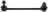 Mevotech MS608189 Suspension Stabilizer Bar Link Kit - Rear Left