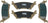 Mevotech TXBCP1602 Disc Brake Pad Set - Rear