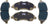 Mevotech TXBCP1774 Disc Brake Pad Set - Front