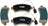 Mevotech TXBCP1840 Disc Brake Pad Set - Rear