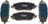 Mevotech TXBCP2186 Disc Brake Pad Set - Rear