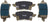 Mevotech TXBCP2233 Disc Brake Pad Set - Rear