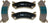 Mevotech TXBPC0785 Disc Brake Pad Set - Front or Rear