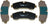 Mevotech TXBPC2281 Disc Brake Pad Set - Rear