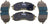 Mevotech TXBPC2423 Disc Brake Pad Set - Front