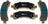 Mevotech TXBPM0974A Disc Brake Pad Set - Rear