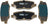 Mevotech TXBPM1274 Disc Brake Pad Set - Rear