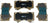 Mevotech TXBPM1303 Disc Brake Pad Set - Front