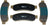 Mevotech TXBPM1334 Disc Brake Pad Set - Rear