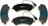 Mevotech TXBPM1540 Disc Brake Pad Set - Front