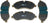Mevotech TXBPM1774 Disc Brake Pad Set - Front