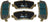 Mevotech TXBPM1806 Disc Brake Pad Set - Rear