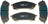 Mevotech TXBPM2208 Disc Brake Pad Set - Rear