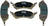 Mevotech TXBPM2414 Disc Brake Pad Set - Rear