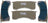 Mevotech TXBSM0769 Disc Brake Pad Set - Front or Rear