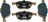Mevotech TXBSM0970 Disc Brake Pad Set - Front