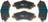 Mevotech TXBSM1273 Disc Brake Pad Set - Front