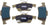 Mevotech TXBSM1564 Disc Brake Pad Set - Rear