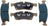 Mevotech TXBSM1904 Disc Brake Pad Set - Front