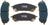 Mevotech TXBSM2208 Disc Brake Pad Set - Rear